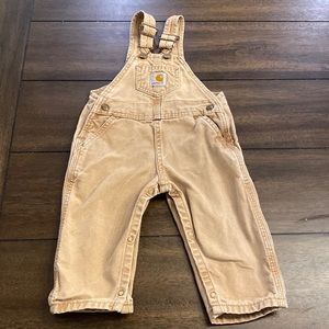 Carhartt tan toddler coveralls